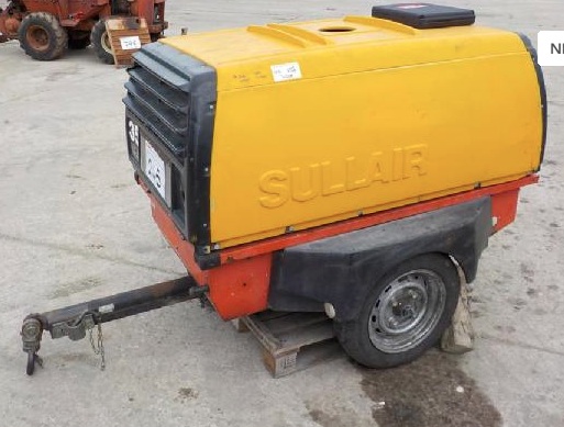 IT# 2145-2007 SULLAIR 35 Portable Air Compressor